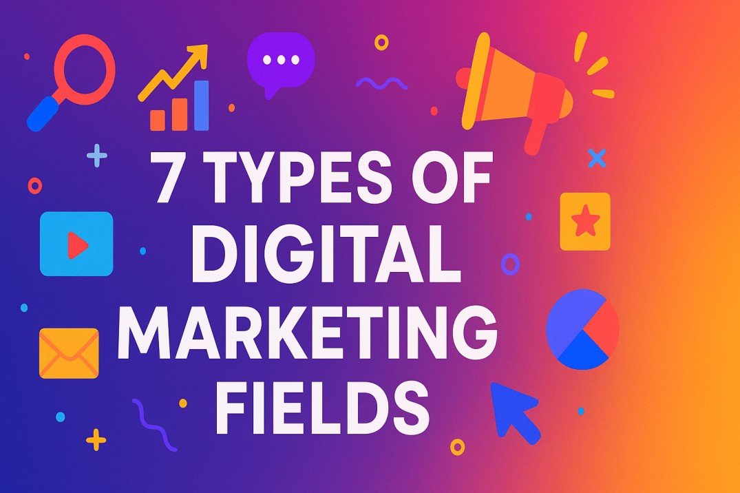 7 types of digital marketing fields